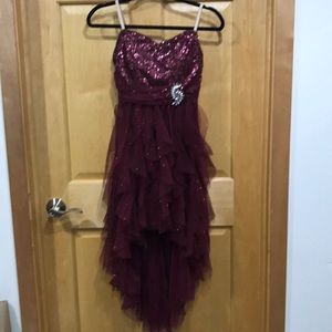 Theatricals maroon dance dress costume size S
